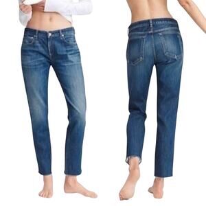 Rag & Bone Dre Low Rise Boyfriend Slim Jeans Blue Size 29 Designer Luxury Denim